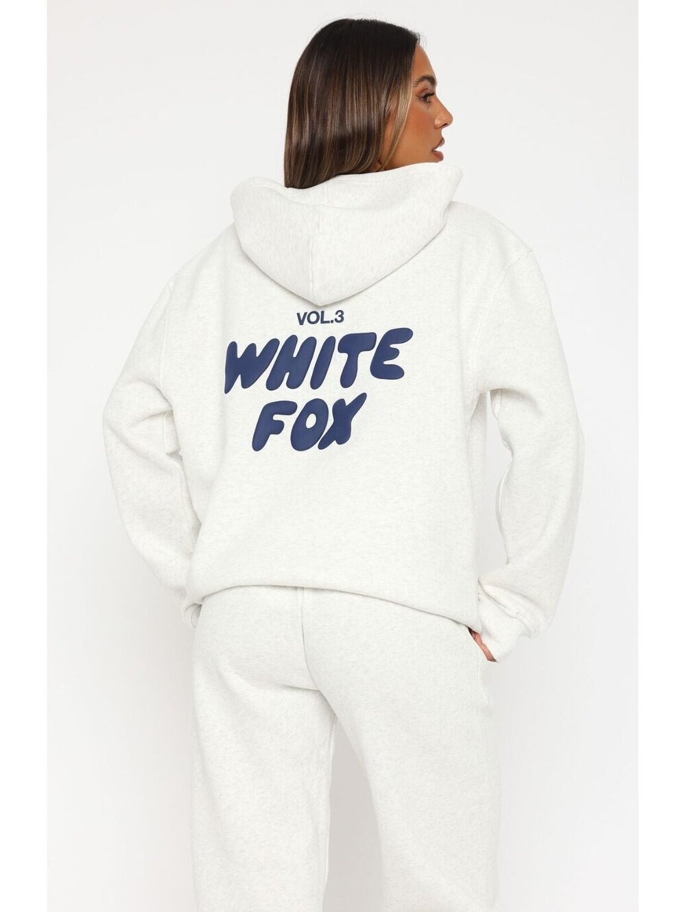 White Fox Offstage Hoodie Mineral Grey
